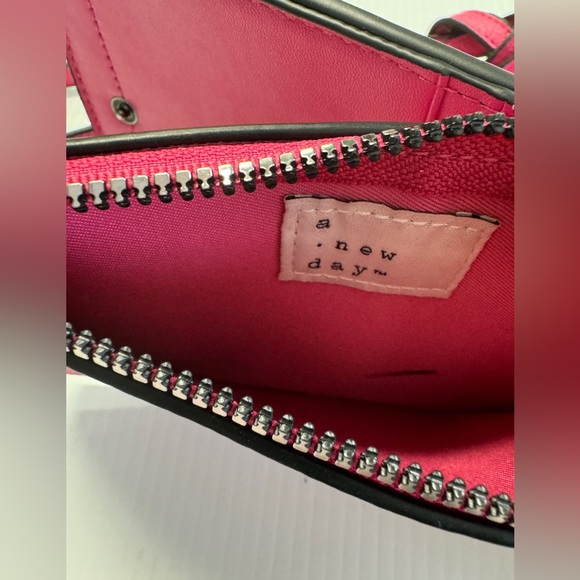 A New Day Hot Pink Crossbody Cellphone Wallet - Picture 7 of 9
